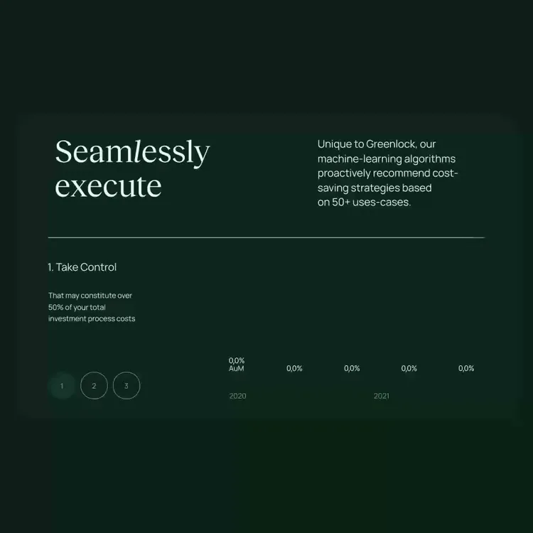 Greenlock fee-saving dashboard