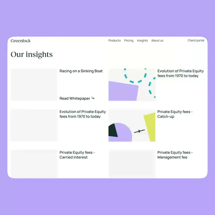 Greenlock insights page